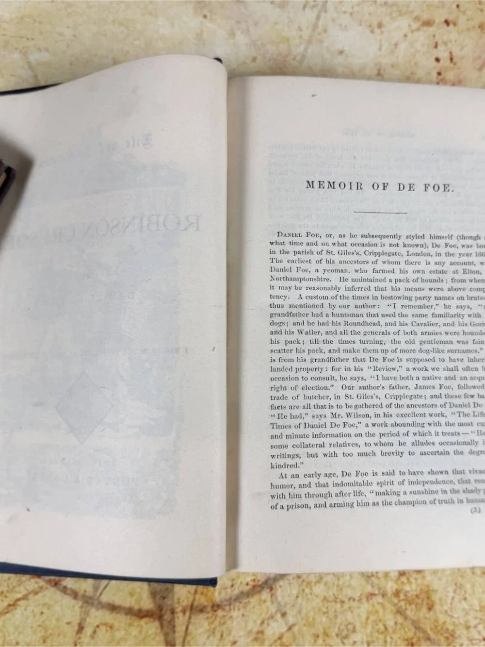 Antique Robinson Crusoe Alta Edition Hardcover Book | Victorian c. 1881-1895